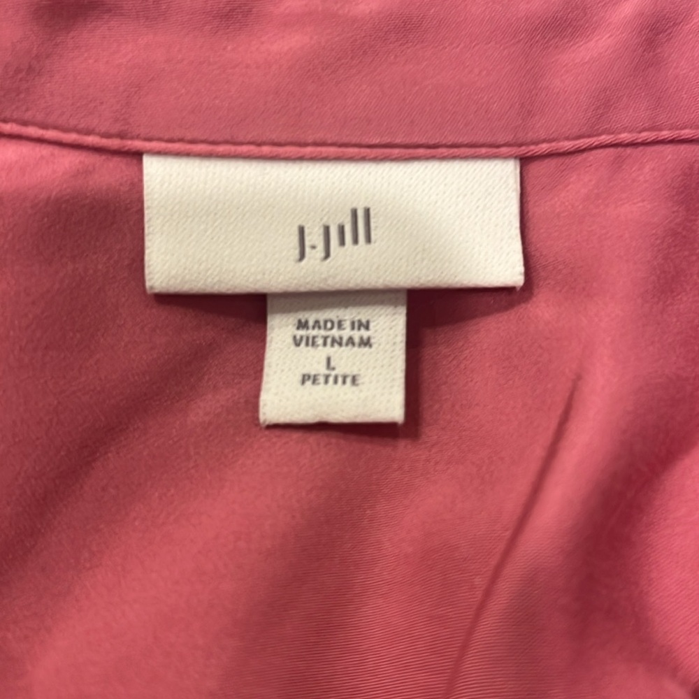 J. Jill Short Sleeve Button Down Blouse - Picture 4 of 5